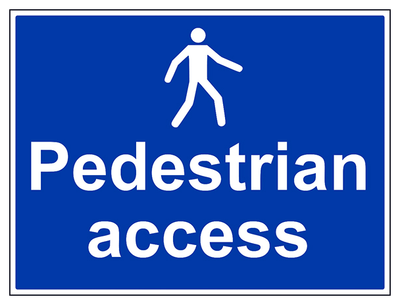 Pedestrian Access Large Landscape