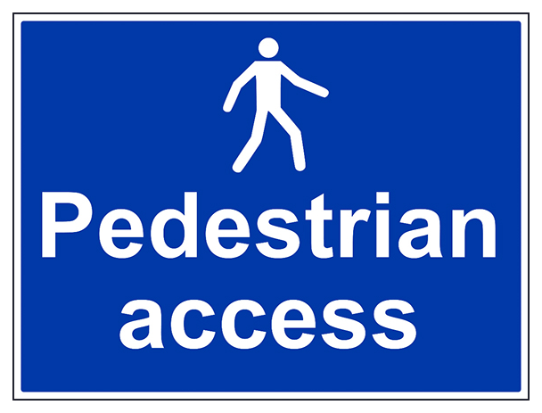 Pedestrian Access Large Landscape