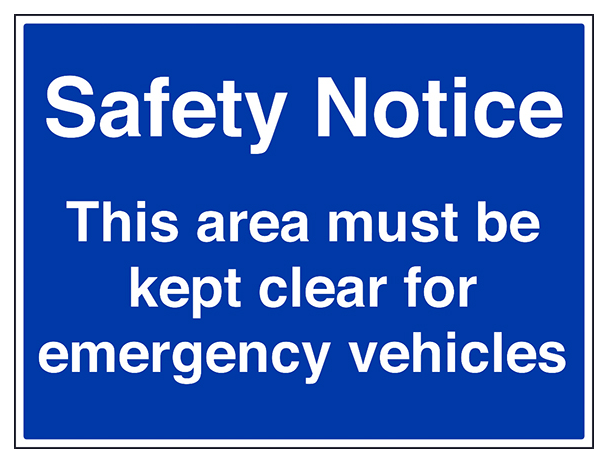 This Area Must Be Kept Clear Large Landscape