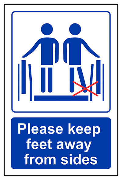 Keep Feet Away From Sides Portrait