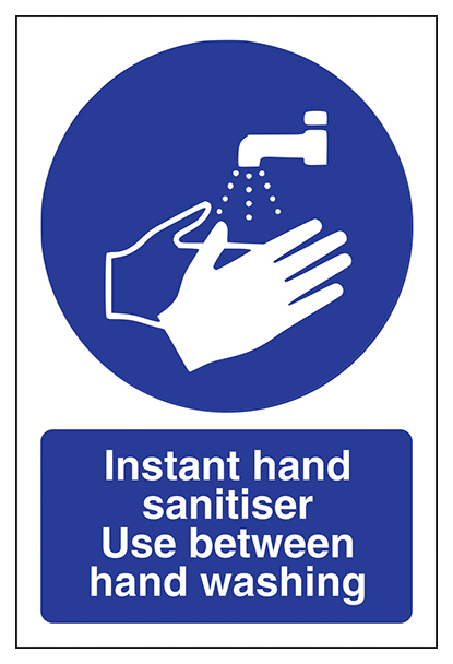 Instant Hand Sanitiser Use Portrait