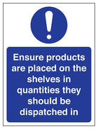 Ensure Products Are Placed On The Shelves