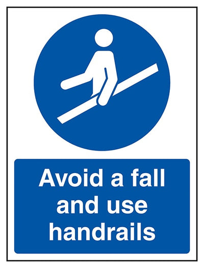 Avoid A Fall And Use Handrails
