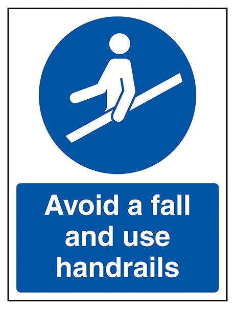 Avoid A Fall And Use Handrails