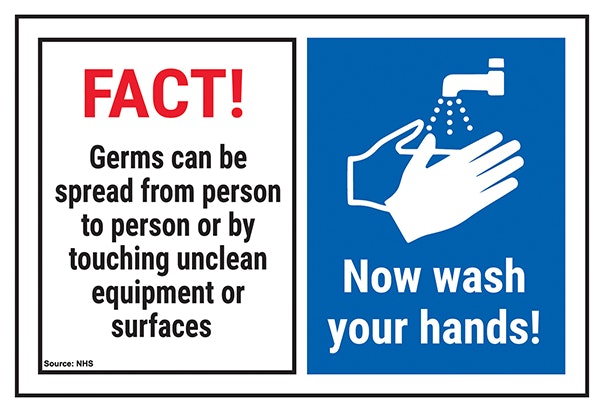 Fact Germs Can Be Spread From Now Wash Your Hands