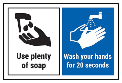 Use Plenty Of Soap Wash Your Hands