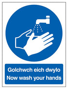 Welsh/English - Now Wash Your Hands