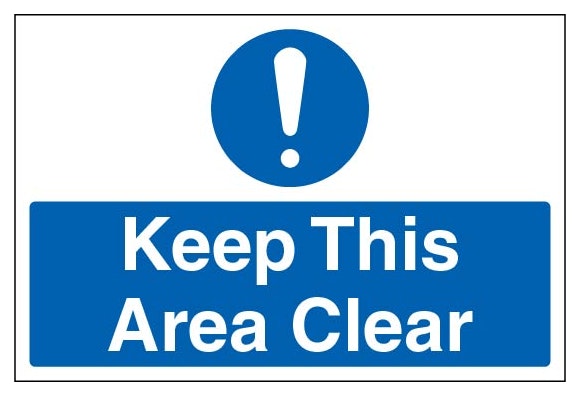Keep This Area Clear Large Landscape