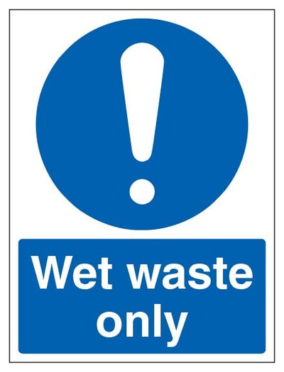 Wet Waste Only Portrait