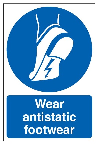 Wear Antistatic Footwear Portrait