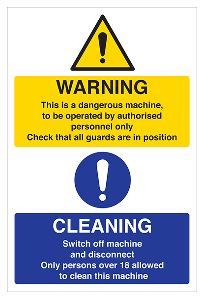 Warning Cleaning Portrait