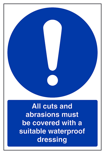 Keep All Cuts And Abrasions Covered Portrait