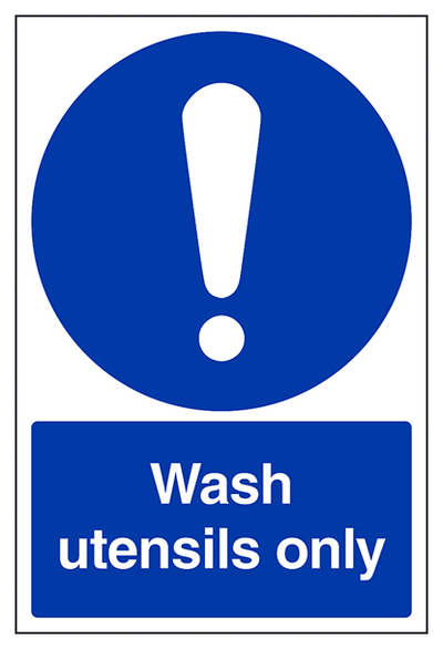 Wash Utensils Only Portrait