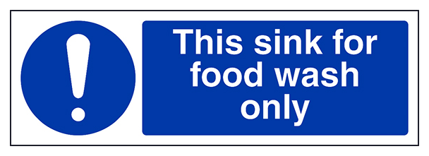 This Sink For Food Wash Only Landscape