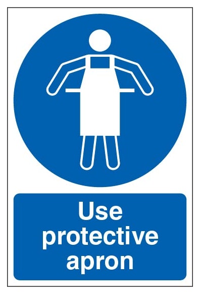 Use Protective Apron Portrait