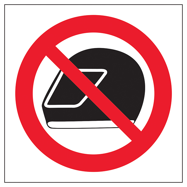 No Helmets Symbol