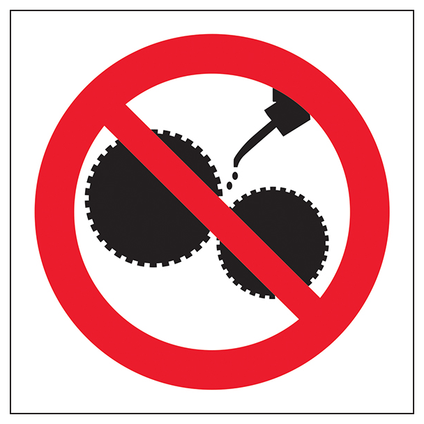 Do Not Oil Symbol