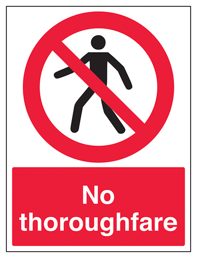 No Thoroughfare Portrait