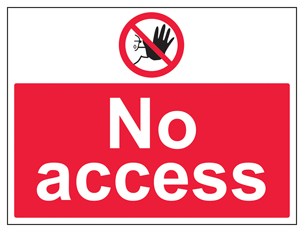No Access Large Landscape