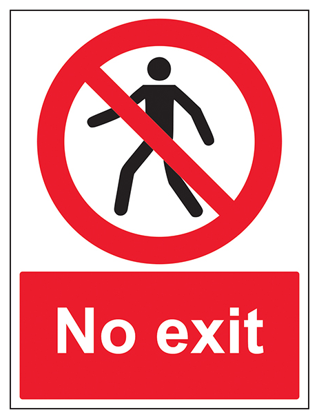 No Exit With Man Portrait