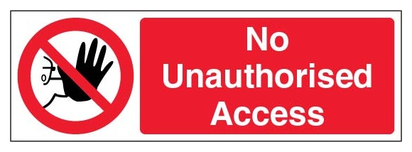 No Unauthorised Access Landscape