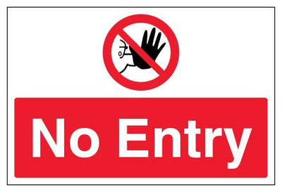 Halt No Entry Large Landscape