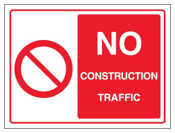 No Construction Traffic Landscape