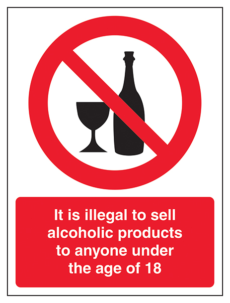 It Is Illegal To Sell Alcohol To Anyone Under 18 Portrait