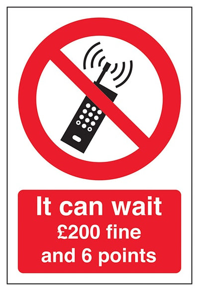 It Can Wait Mobile Phone Gbp 200 Fine And 6 Points Portrait