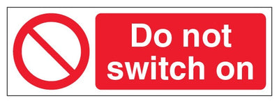 Do Not Switch On Slim Landscape