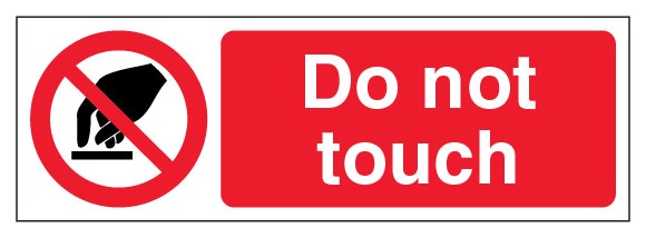 Do Not Touch Slim Landscape