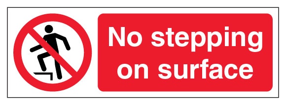 No Stepping On Surface Slim Landscape