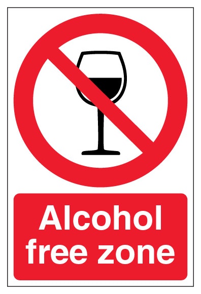 Alcohol Free Zone Portrait