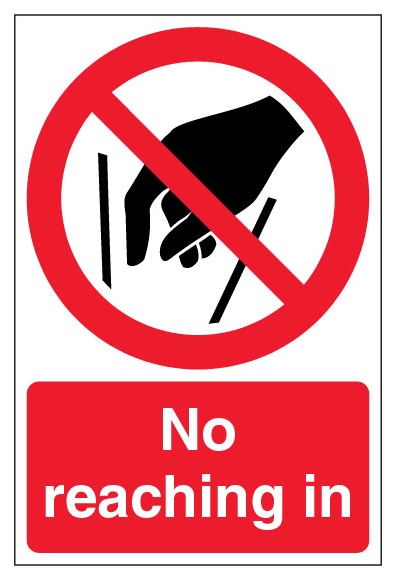 No Reaching In Portrait