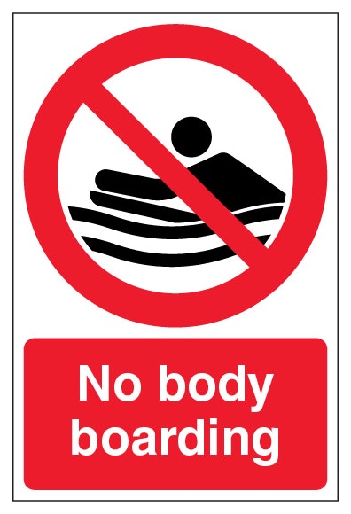 No Body Boarding Portrait