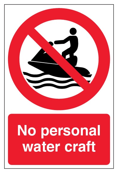 No Personal Water Craft Portrait