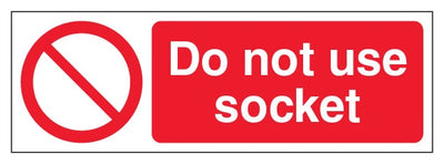 Do Not Use Socket Slim Landscape
