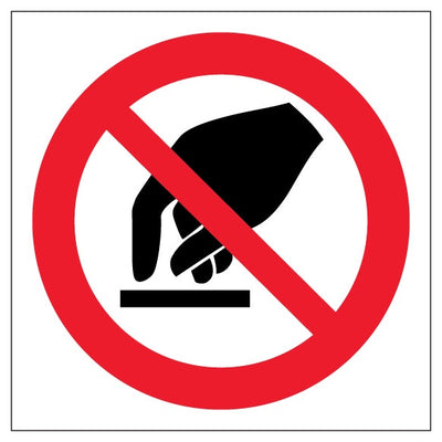 Do Not Reach Symbol Only