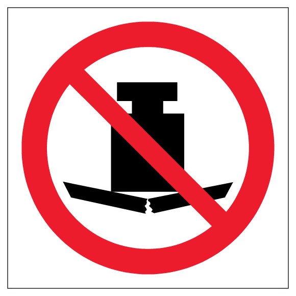 No Heavy Load Symbol Only