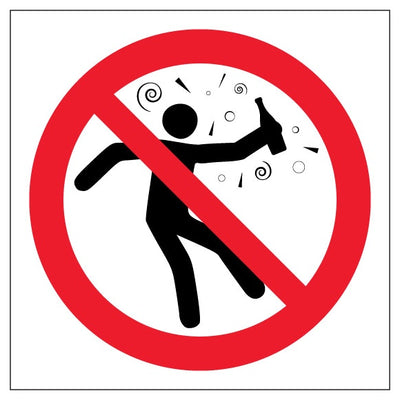 No Intoxicated People Symbol Only