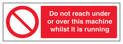 Do Not Reach Under Or Over This Machine Landscape