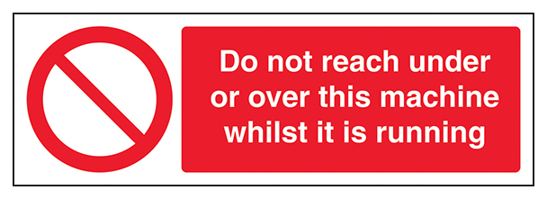Do Not Reach Under Or Over This Machine Landscape