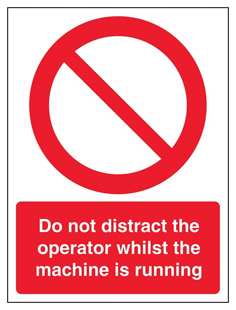 Do Not Distract The Operator While Portrait