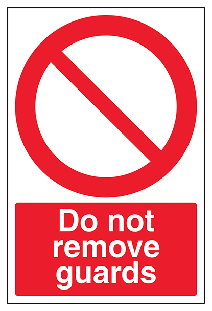 Do Not Remove Guards Portrait