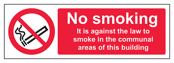 No Smoking In Communal Area Landscape