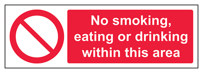 No Smoking Eating Or Drinking Landscape