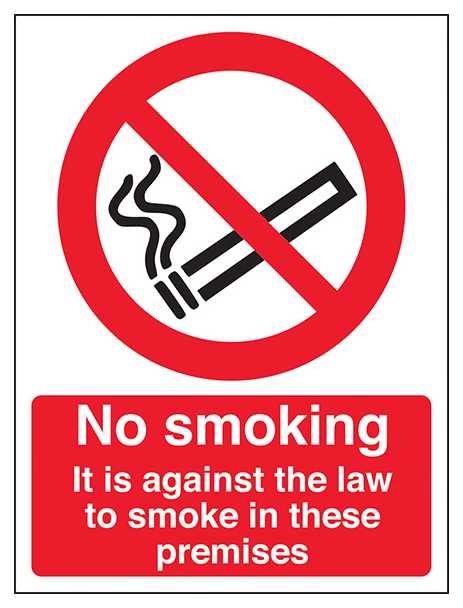 No Smoking In These Premises Portrait