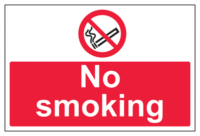 No Smoking Large Landscape