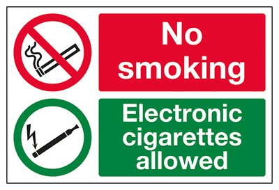 No Smoking Electronic Cigarettes Allowed 1