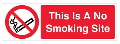 This Is A No Smoking Site Landscape